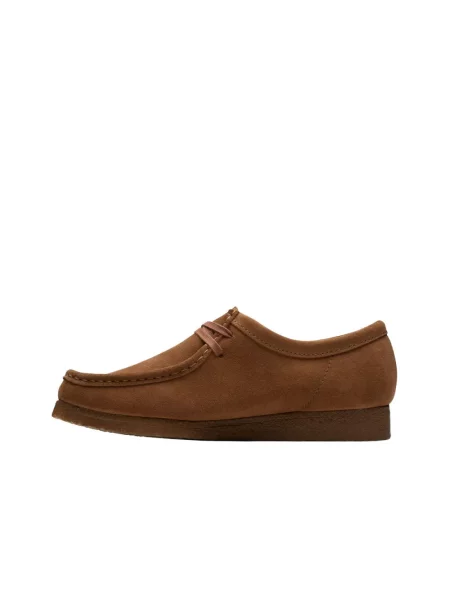 Półbuty Clarks skórzane brązowe
