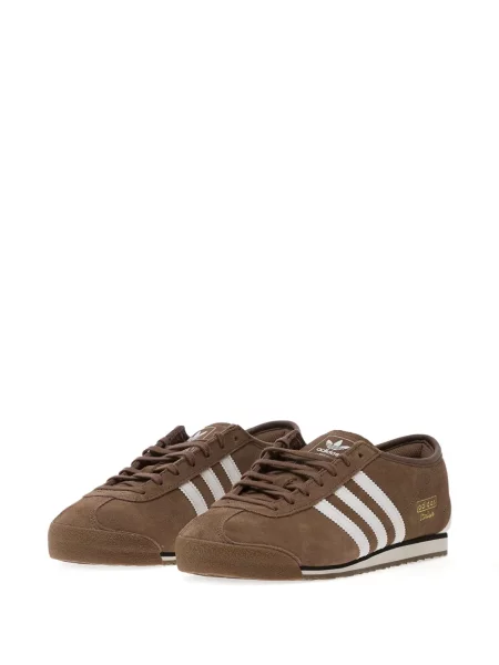 Trčanje tenisice Adidas Campus s printom od brušene kože crna