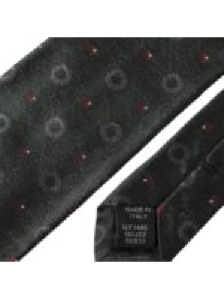 Jedwabny krawat Dolce And Gabbana szary