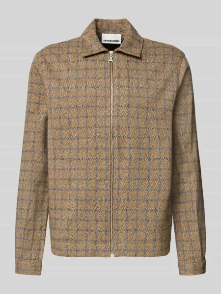 Kurtka koszulowa o kroju relaxed fit z fakturowanej tkaniny model ‘PASAALO’ Armedangels beżowa