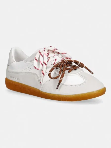 Kožne tenisice Nokwol August bež