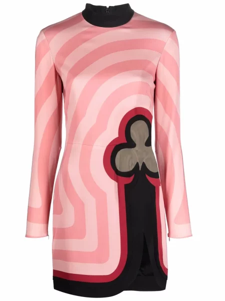 Rochie mini Casablanca cu imagine de costum roz