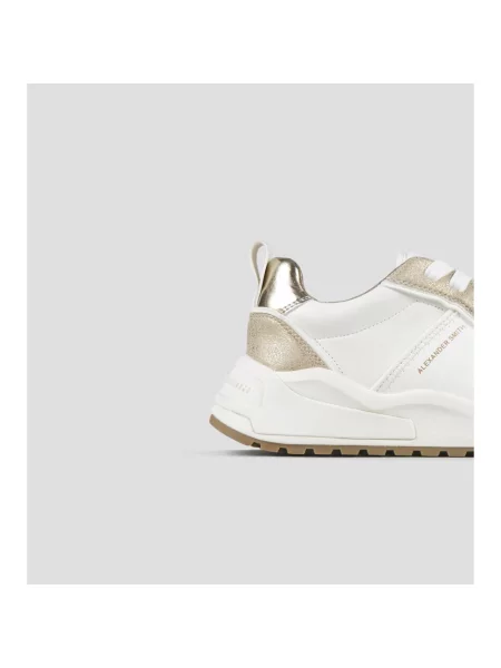 Sneakersy Alexander Smith białe