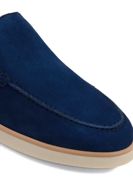 Pantofi loafer Magnanni din piele de căprioară albastru