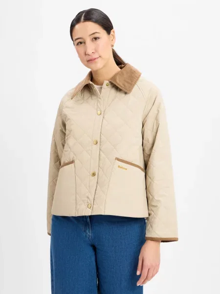 Barbour kurtka pikowana Anise Quilt Kobiety jednolity 42 beżowy