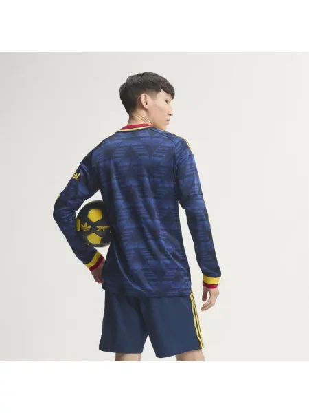 Wyjazdowa koszulka z długim rękawem Arsenal FC Authentic granatowa