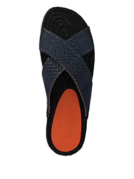 Papuci Missoni albastru