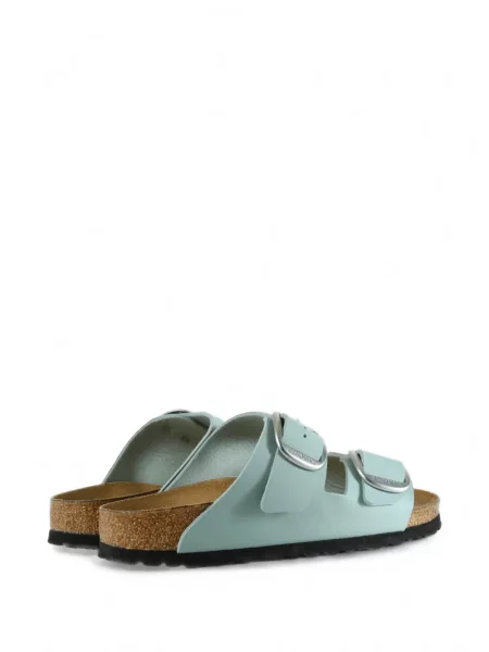 Sandale Birkenstock cu cataramă verde