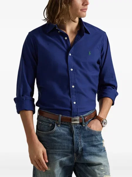 Μικρός κασκέτο Polo Ralph Lauren με χαμηλή μέση υφαίνω διαγωνίως πράσινο