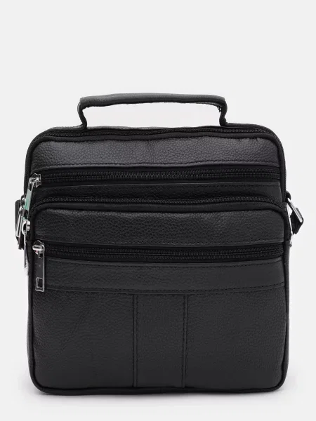 Borsa Leather Мессенджер Шкіра чорний