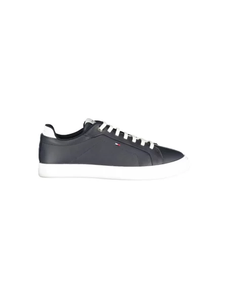 Sneakersy Tommy Hilfiger skórzane niebieskie