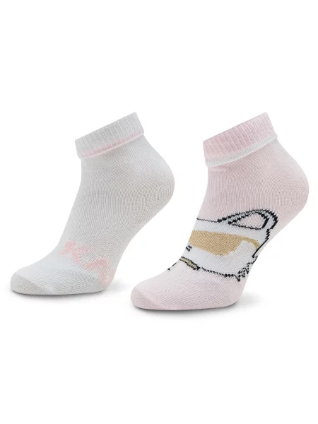 Rövid zoknik Karl Lagerfeld Kids rózsaszín
