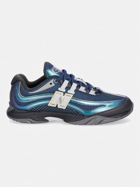 Sneakers New Balance Silver Metallic/ Nb Navy EUR 5 granatowe
