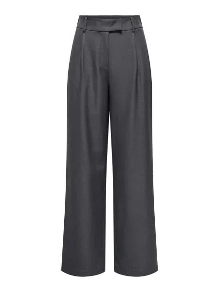 ONLY Pantaloni cutați ONLLinda metalic gri