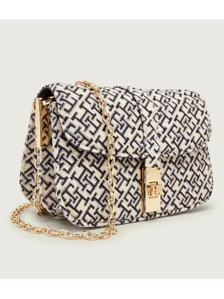 Colier Tommy Hilfiger de lână alb