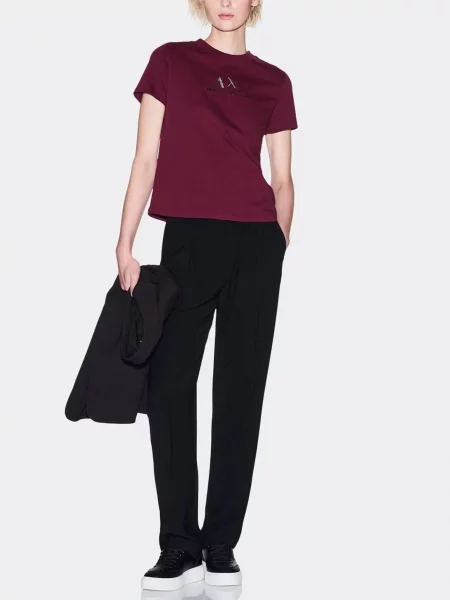 Футболка Armani Exchange бордовий