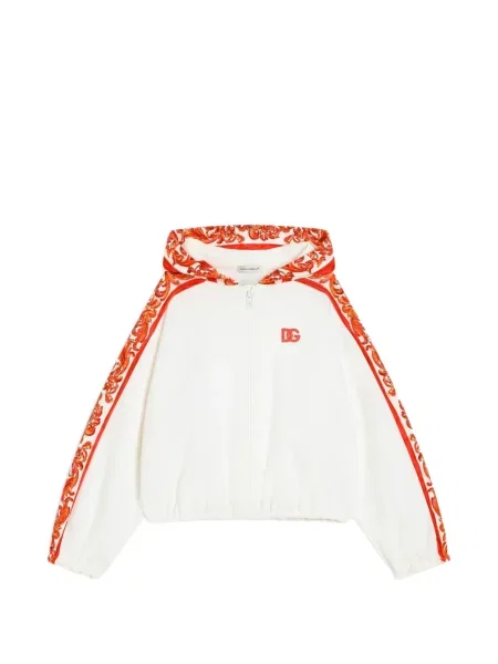 Bluza z kapturem dziecięca Dolce And Gabbana biała
