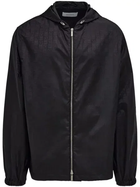 Geacă de vânt Ferragamo negru