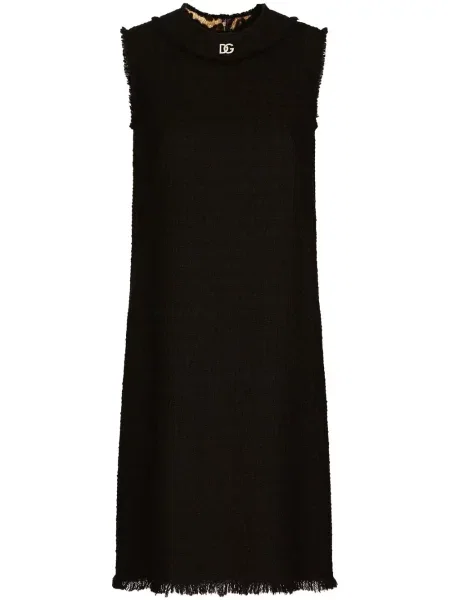 Rochie Dolce & Gabbana cu decolteu rotund de costum negru