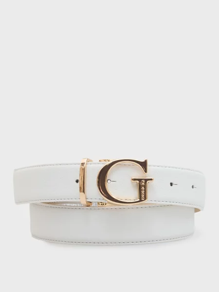 Ремінь Guess білий