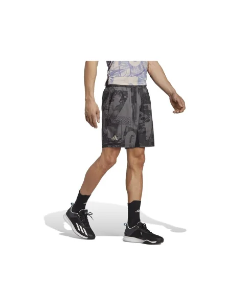 Pantaloni Adidas scurte gri