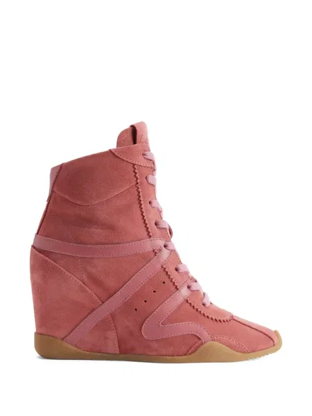 Sneakerși Giuseppe Zanotti cu pană roz