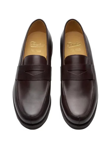 Pantofi loafer Paraboot din piele maro