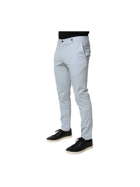 Skinny spodnie Daniele Alessandrini niebieskie