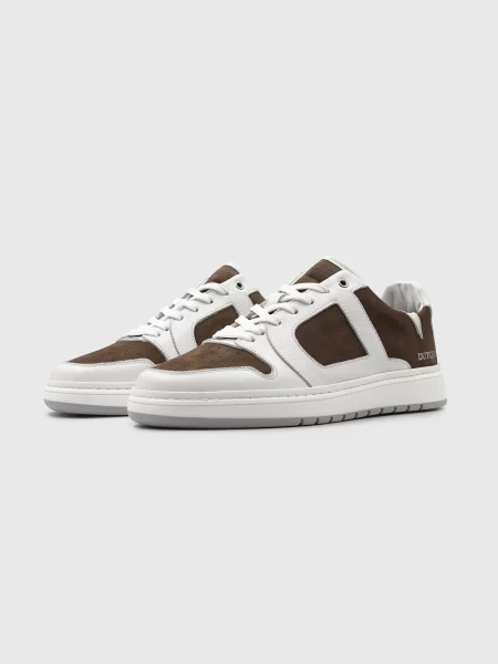Sneakerși Dutch'd maro