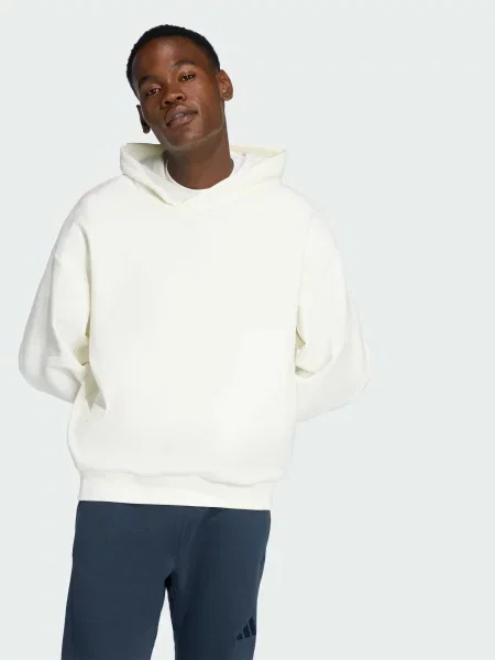 Переработанный худи Adidas белое