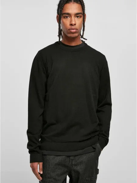 Пуловер Urban Classics черно