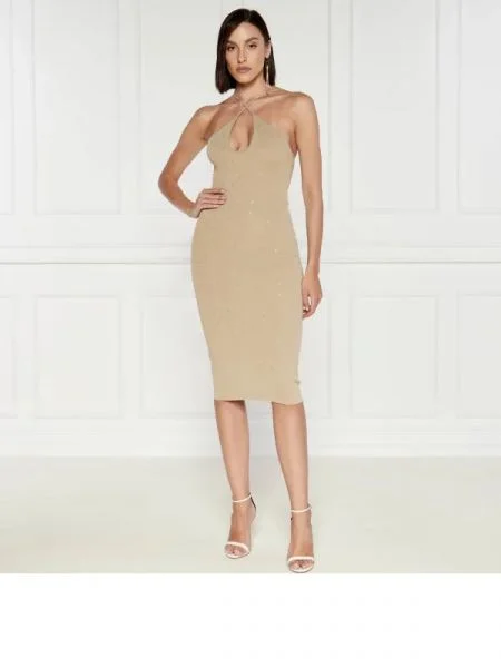 Elisabetta Franchi Rochie bej