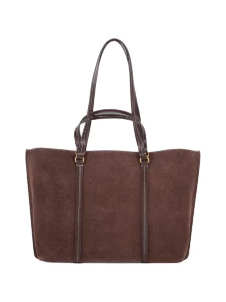 Τσάντα shopper Pinko σουέτ καφέ