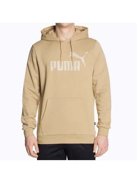 Мъжки суитшърт PUMA Essentials Big Logo Hoodie FL prairie tan бежово