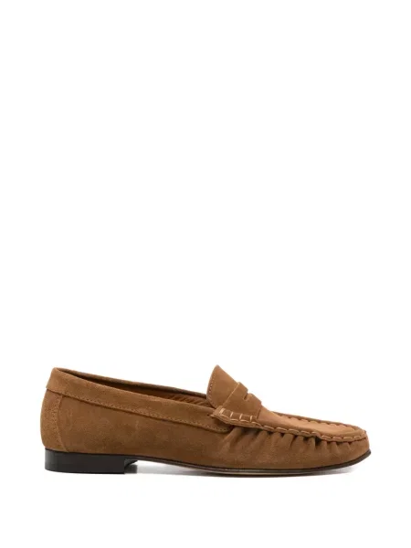 Semišové loafers Poeve hnědé