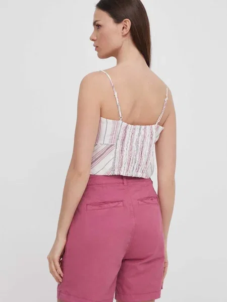 Plátěný džínový top Pepe Jeans