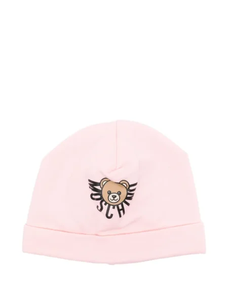 Czapka dziecięca Moschino różowa