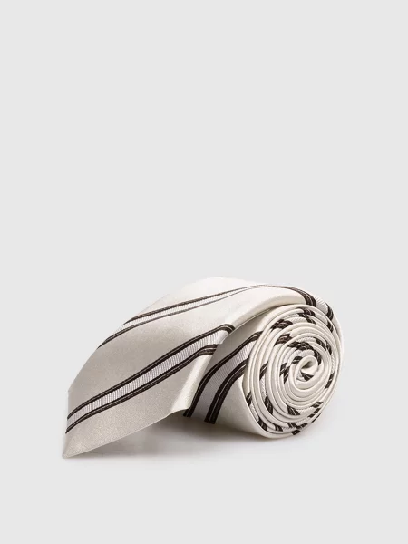 Краватка із шовку Brunello Cucinelli сіра