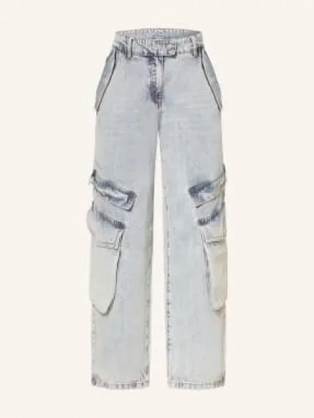 Wrstbhvr Cargo Džíny Blake faded blue modré