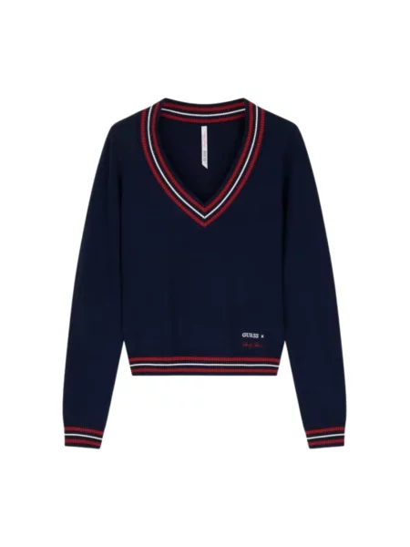 Sweter Guess niebieski