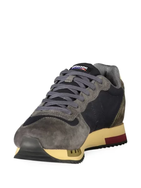 Sneakerși Blauer din piele de căprioară albastru
