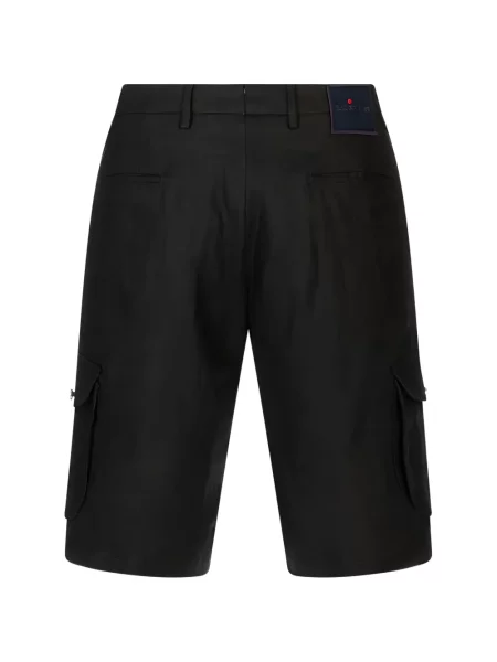 Pantaloni scurți cargo Kiton negru