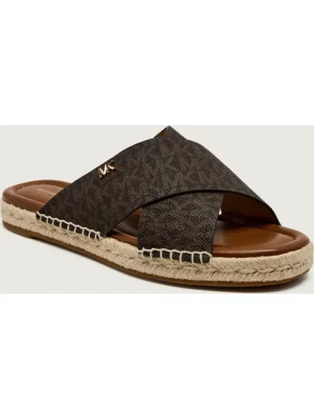 Michael Kors Șlapi KENZIE maro