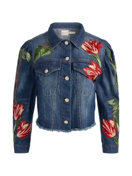 Geacă de blugi Alice + Olivia albastru
