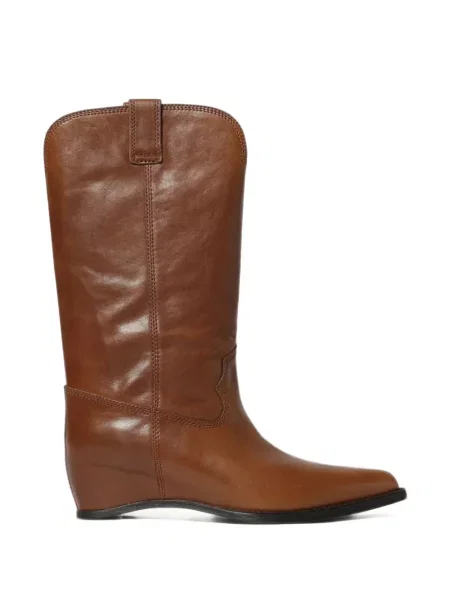 Botine Paloma Barcelo cu pană maro