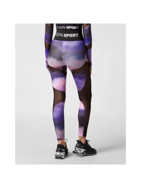 Legginsy Plein Sport fioletowe