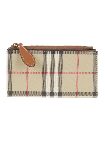 Portfel Burberry z nadrukiem beżowy