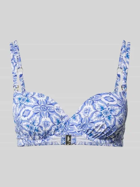 Góra bikini w stylu allover model MURI BEACH' Joop! Collection niebieskie