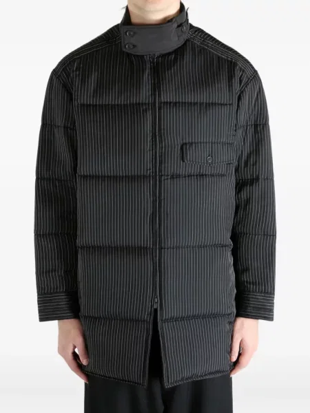 Palton Yohji Yamamoto cu dungi negru