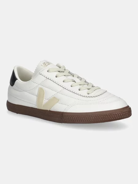Veja sneakers din piele Panenka alb